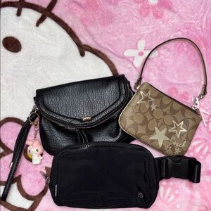 Vintage juicy couture,vintage coach and Lululemon set